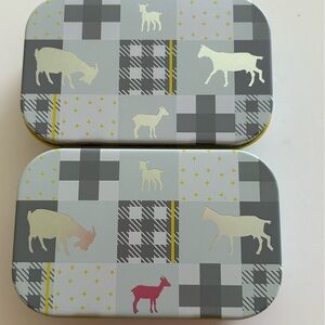 Beekman 1802 Soap Tin (LOT OF 2) - Brand New